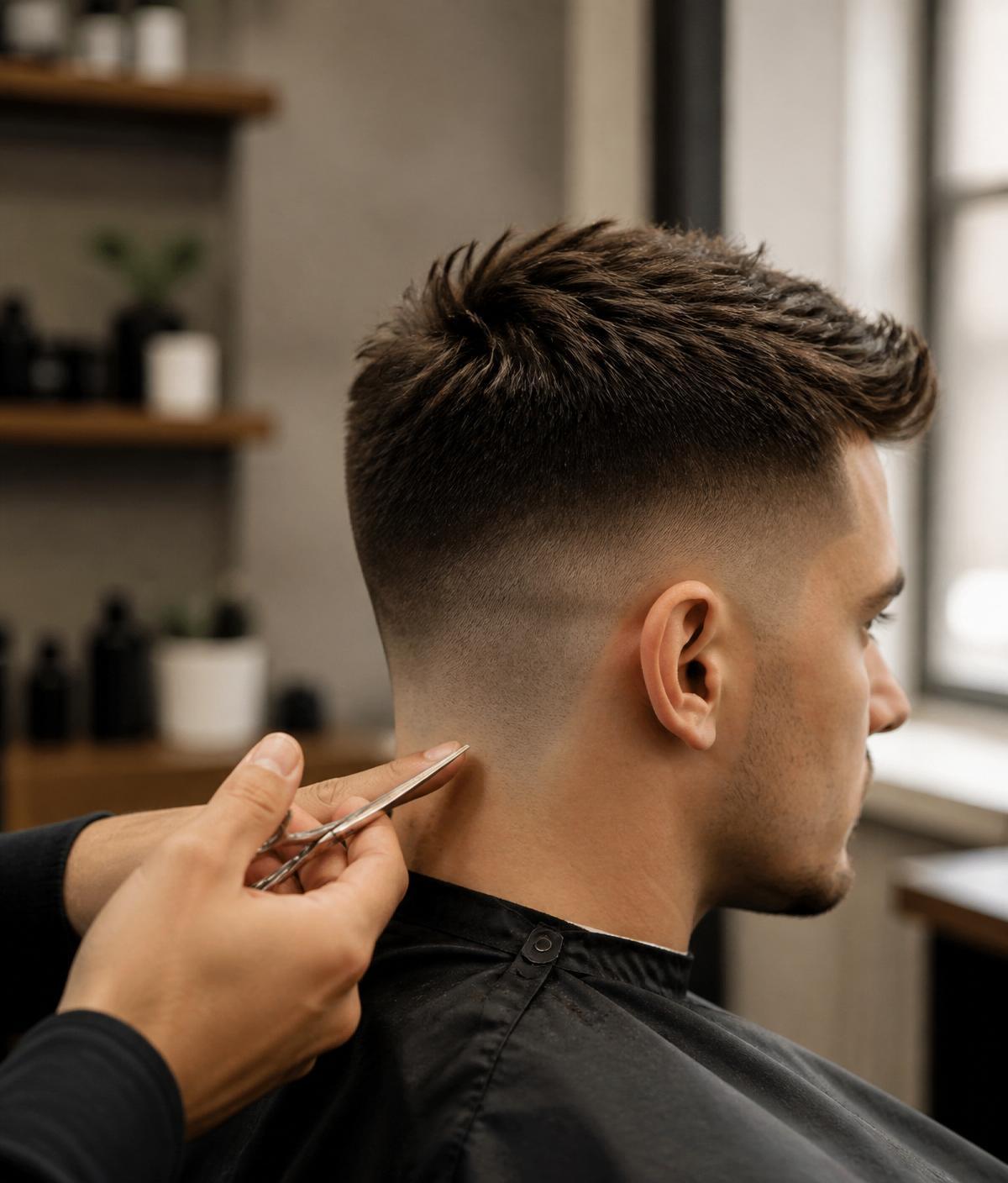 Klient w salonie FORMA Hair Studio